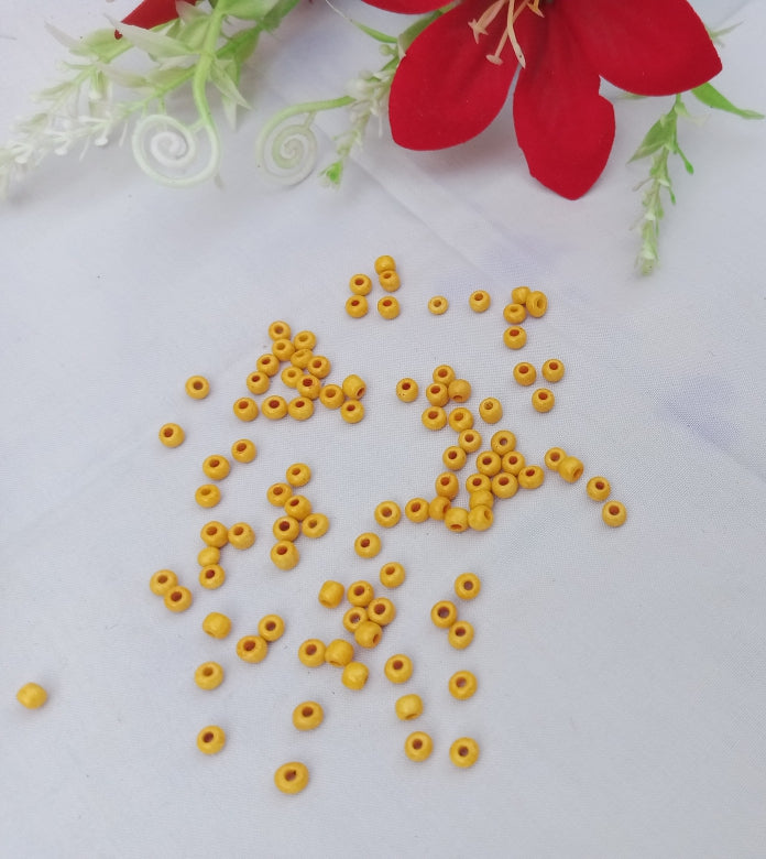 25 GRAM YELLOW SEED BEADS