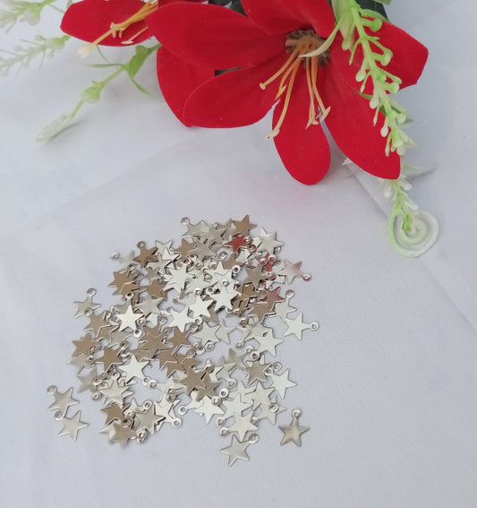 5 GRAM SILVER STAR CHARMS